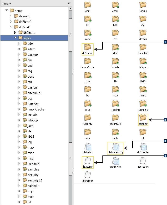 Directory structure - directory information